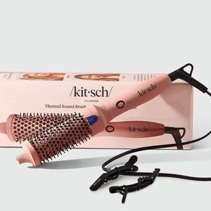 Kitsch Pink Hair Styler with Black Bristles